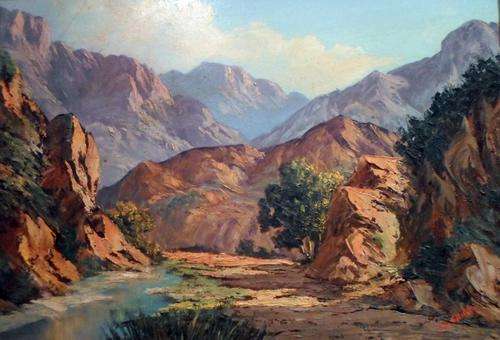 JL Faure - Landscape art at its finest!! - A stunning painting!! Bid now!!